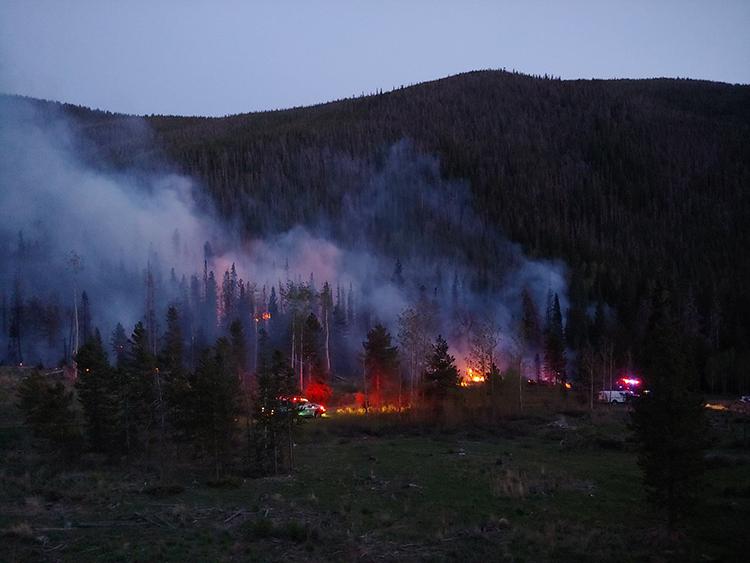 Picture of a Wildfire Evacuation